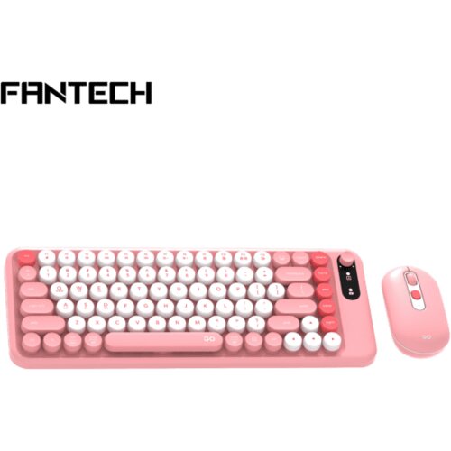 Oblivion gaming oprema Combo mis tastatura wireless Fantech WK-898 GO mochi85 pink Cene