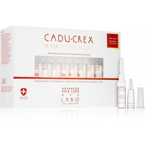 CADU-CREX Hair Loss HSSC Advanced Hair Loss lasni tretma proti izpadanju las v napredni fazi za moške 20x3,5 ml
