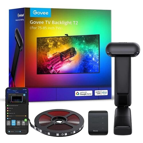 GOVEE LED trak Envisual TV Backlight T2 z dvojno kamero (75-85 palcev) Cene
