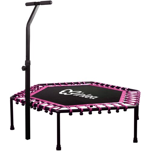  INLEA FITNESS Trampolin 130 cm s rukohvatom &amp;ndash; ružičasta Slike