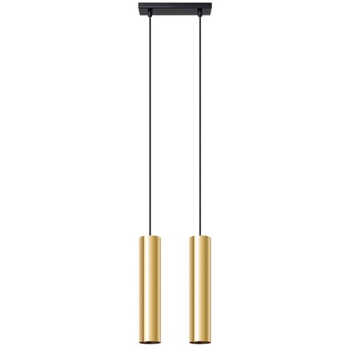  Sollux SL.1241 - Luster na sajli LAGOS 2xGU10/10W/230V zlatni Cene