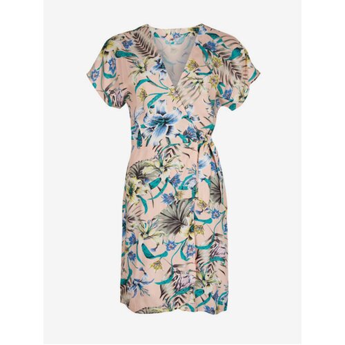 O&amp;#039;neill ONeill Light Pink Wrap Floral Dress - Women Slike