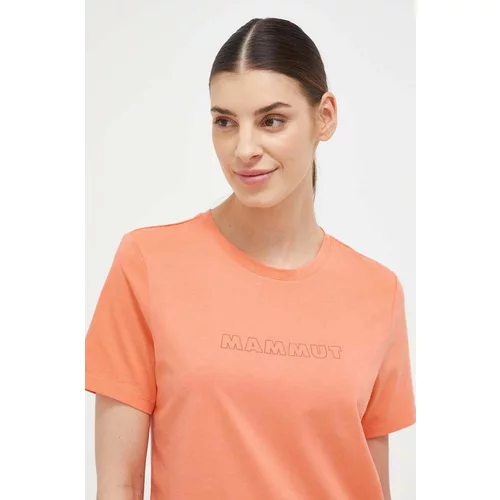 Mammut Sportska majica kratkih rukava Core Logo boja: narančasta