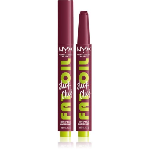 NYX Professional Makeup Fat Oil Slick Click tonirani balzam za ustnice odtenek 09 That&amp;#039;s Major 2 g Slike