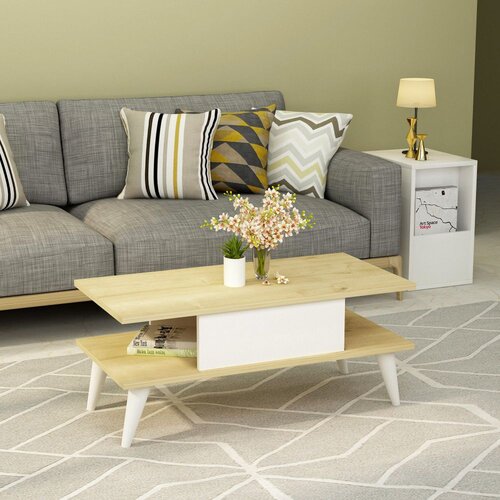 Woody Fashion Beta - Sapphire, White SapphireWhite Coffee Table Cene