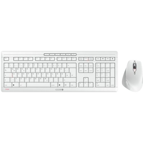 Cherry Desktop STREAM COMFORT Wireless [DE] white Mouse+Keyboard, Fullsize, Silent" Cijene