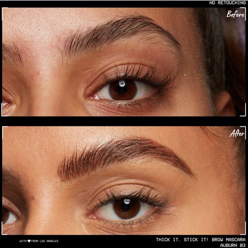 NYX Professional Makeup Thick it Stick It Brow Mascara maskara za obrvi odtenek 03 Auburn 7 ml Slike