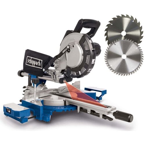 Scheppach potezno nagibna testera 216mm HM216 2000W + 2 lista testere - HM216 Cene