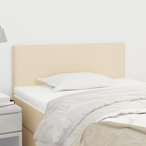 VidaXL uzglavlje krem 80 x 5 x 78/88 cm od tkanine Slike