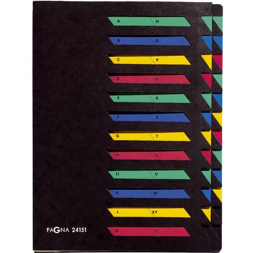 Pagna Mapa DESKORGANIZER A-Z, 24 predelkov, črna, (21652342) Cene
