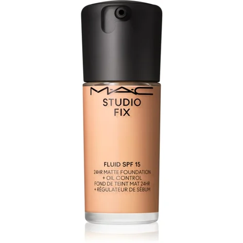 MAC Cosmetics Studio Fix Fluid SPF 15 24HR Matte Foundation + Oil Control matirajoči tekoči puder SPF 15 odtenek NW20 30 ml