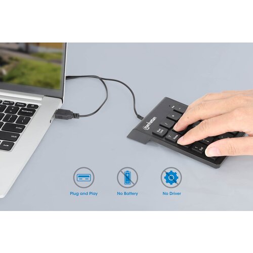  Tastatura numerička MANHATTN žična Slike