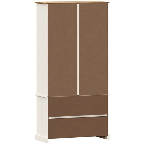  Regal za knjige VIGO bijeli 85x35x170 cm od masivne borovine Slike