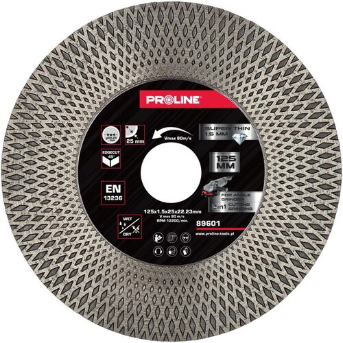 Proline DISK DIJAMANTNI REZNI/BRUSNI TANAK TIP X 125MM 89601 Cijene