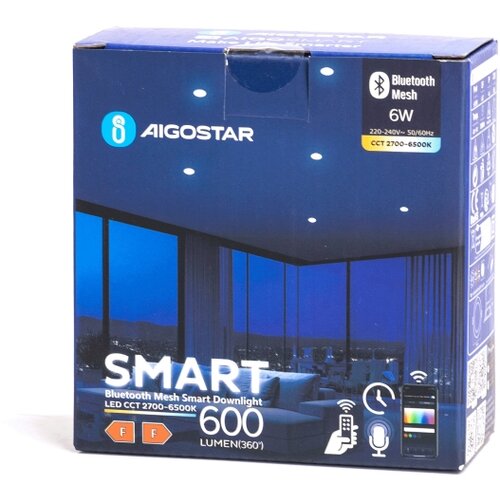Aigostar LED prigu&amp;scaron;iva ugradna svetiljka LED/6W/230V 2700-6500K bela Slike