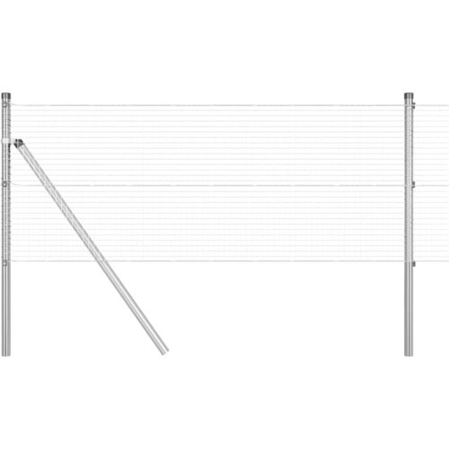 vidaXL Steber ograje. srebrna 50 x 0,8 m (19 x 19 mm mreža) Jeklo, (5000157871) Cene