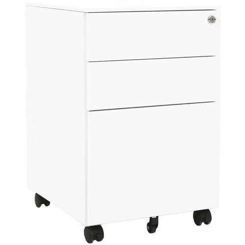 vidaXL mobilni ormarić za spise bijeli 39 x 45 x 60 cm čelični Cene