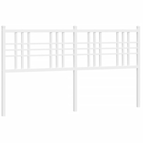 Maison Chic kovinsko posteljno vzglavje - vzglavna omarica - nočna omarica belo 150 cm, (21704824) Slike