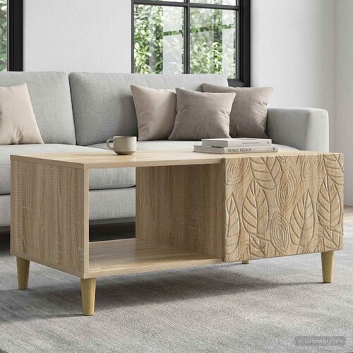  Kava Stol Hrast sonoma 90 x 50 x 40 cm Konstruirano drvo Cijene