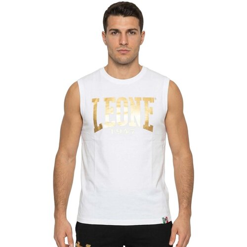 Leone 1947 Majice brez rokavov Man T-Shirt Sleeveless Gold Bela Cene