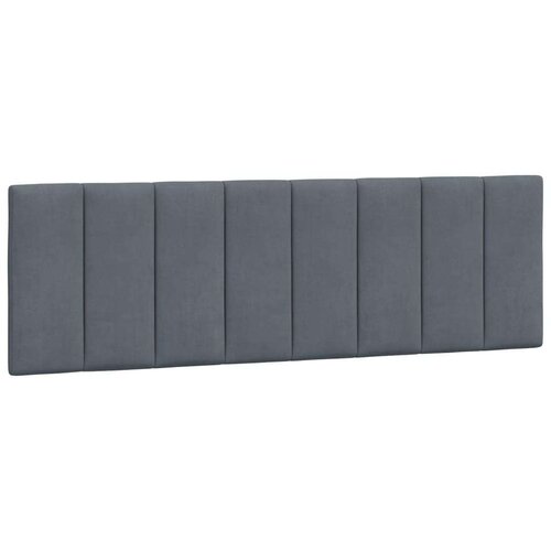 VidaXL okvir za krevet s uzglavljem tamnosivi 160x200 cm bar&amp;scaron;unasti Slike