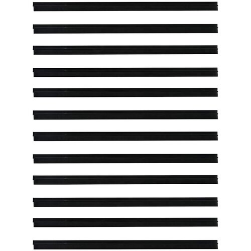  Samoljepljivi pečati za vrata 12 pcs Crna 100 cm Slike