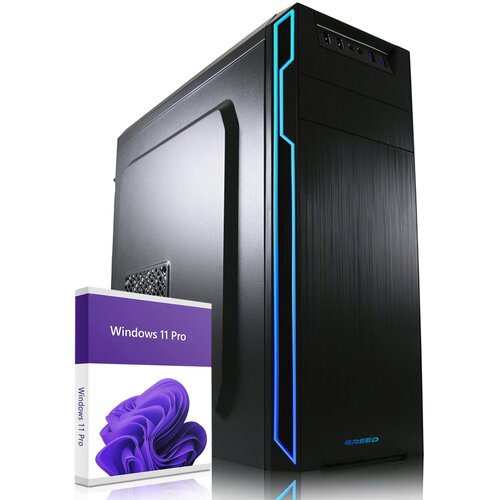 GREED Multi V2 PC - namizni / pisarniški računalnik - Intel Core i7 10700F - 4,8 GHZ - 16GB RAM - 512GB SSD - DVD+RW - USB 3.1 - WLAN - Win11 Pro, (21912883) Cene