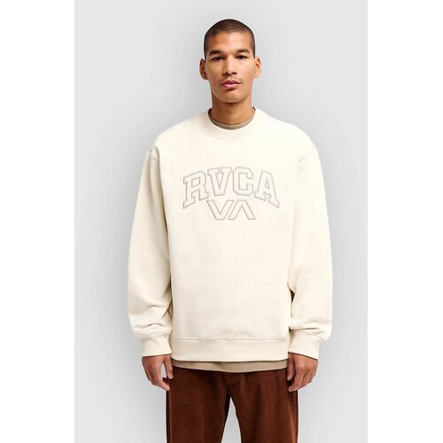 Rvca Emblem Crew Sweater silver bleach Slike