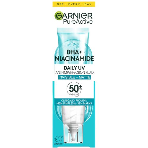 Garnier matirajući fluid za za&scaron;titu od sunca Pure Active SPF50+ 40ml Cijene