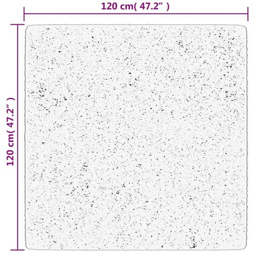  OVIEDO kratkih vlakana crni 120 x 120 cm Slike