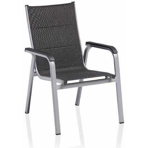 Vrtni ležalniki in počivalniki KETTLER BASIC PLUS PADDED aluminijasti zložljivi stol &ndash; srebrna / antracit Cene