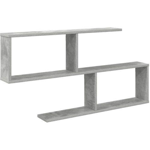  Polica na zidu Betonska siva 100 x 12 x 50,5 cm Slike