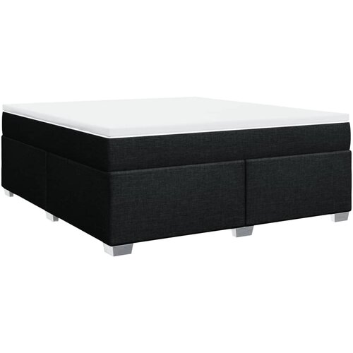 Maison Chic Box spring postelja - Vzmetna postelja z vzmetnico črna 180x200 cm blago SL17983, (21885427) Cene