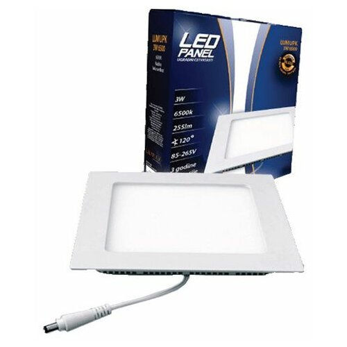Lumax LED panel LUMUPK-3W ugradni četvrtasti, hladno bela Cene