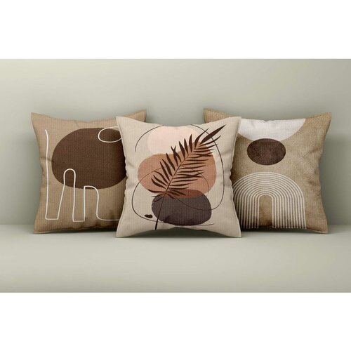 WALLXPERT Asr_plw25 - 49 multicolor cushion cover set (3 pieces) Cene