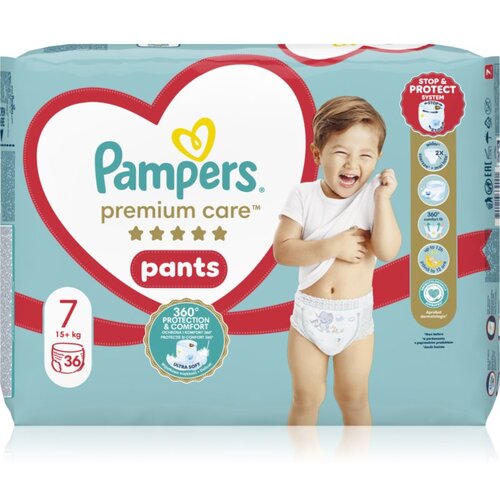 Pampers Premium Care Pants Size 7 jednokratne pelene-gaćice 15+ kg 36 kom Slike