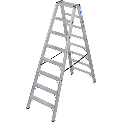 Krause Dvokraka lestev za velike obremenitve, obojestransko vzpenjanje, do 225 kg, št. stopnic: 2x8 Cene