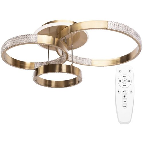 Toolight Moderna LED stropna svjetiljka G004-C Brush Gold Cijene
