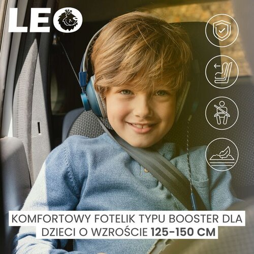 CARETERO LEO auto sjedalica za djecu,crna (125-150 cm) Slike
