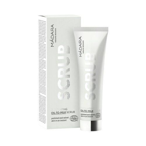 MÁDARA exfoliating oil-to-milk scrub Cene