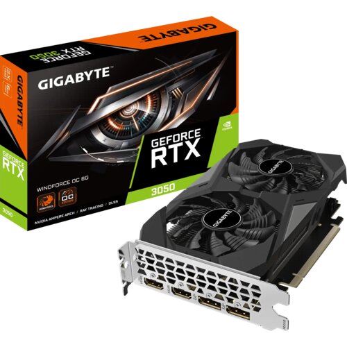 Grafička karta Gigabyte GeForce RTX 3050 WINDFORCE 6GB 128bit DVI/HDMI/DP Cene