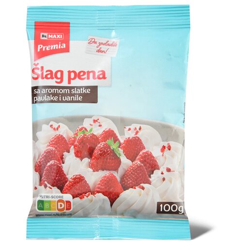 Maxi Slag pena s.pavl./vanila Premia 100g Cene