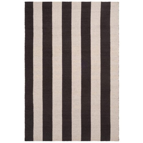 Jotex Črno-bela ročno tkana preproga iz me&amp;scaron;anice volne 160x230 cm Sissel &amp;ndash; Slike