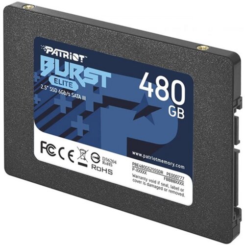 Patriot SSD 2.5 SATA3 6Gb/s 480GB Burst Elite 450MBs/320MBs PBE480GS25SSDR Cene