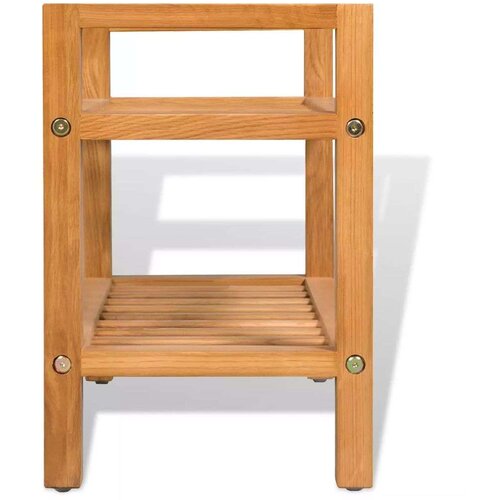  Za cipele s 2 police 50x27x40 cm od masivne hrastovine Slike