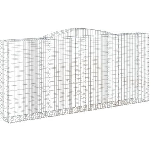  Lučne gabionske ko&amp;scaron;are 7 kom 400x50x180/200cm pocinčano željezo Slike