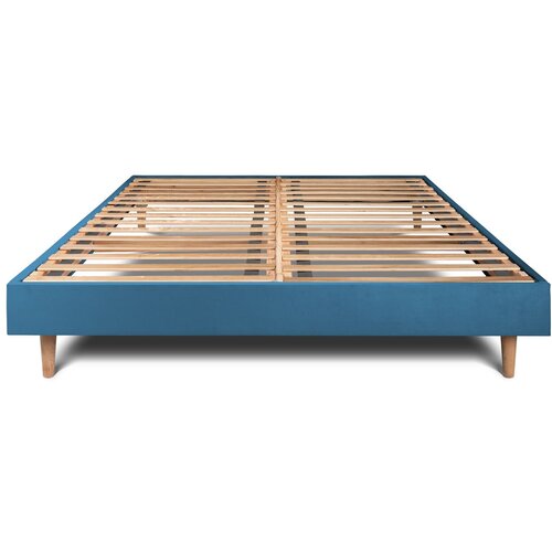Sommeil de plomb Vzmetni boksi z letvami 200x200 cm - Žametna blago - Sestavljanje, (21609829) Cene