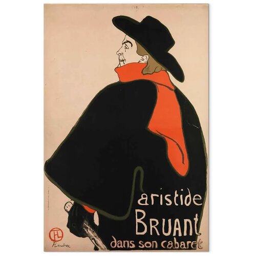  Slika - Aristide Bruant: Dans son cabaret (1 Part) Vertical 40x60 Standard Slike