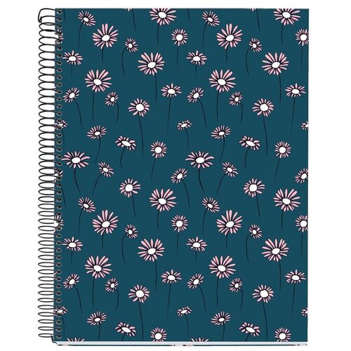 MiquelRius Kolegij blok A4 70g 120L spiralni kocke blue daisies MR46816 Cene