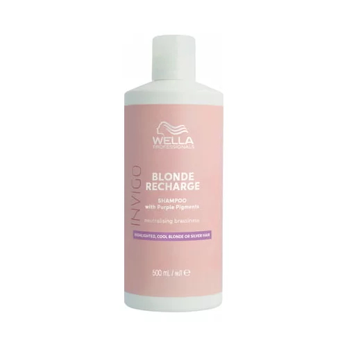 Wella Invigo Blonde Recharge Cool Blonde Color Refreshing Shampoo - 500 ml